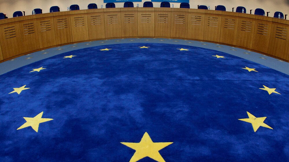 General view of the plenary room of the European Court of Human Rights in Strasbourg ЕСПЧ рассмотрит 19 дел о нарушениях прав человека в Приднестровье