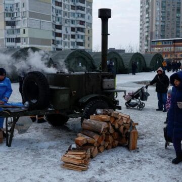 В Киеве 1000 домов всё ещё без отопления в сильные морозы