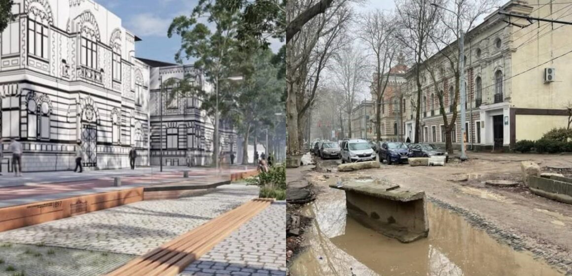 Спустя два года споров : улицу 31 Августа в центре Кишинёва начнут восстанавливать весной.