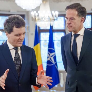 nicusor-dan-rutte Щит НАТО: Никушор Дан обсудил с Марком Рютте защиту Румынии и Молдовы