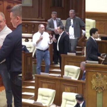40 Иона Чебана силой вывели из зала парламента