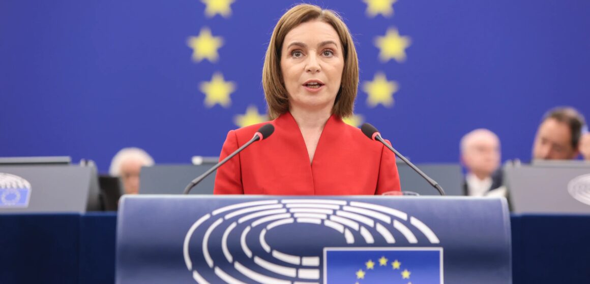 Майю Санду наградят в Европарламенте за вклад в европейскую интеграцию