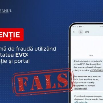 Новая схема мошенничества в Молдове: злоумышленники выдают себя за EVO
