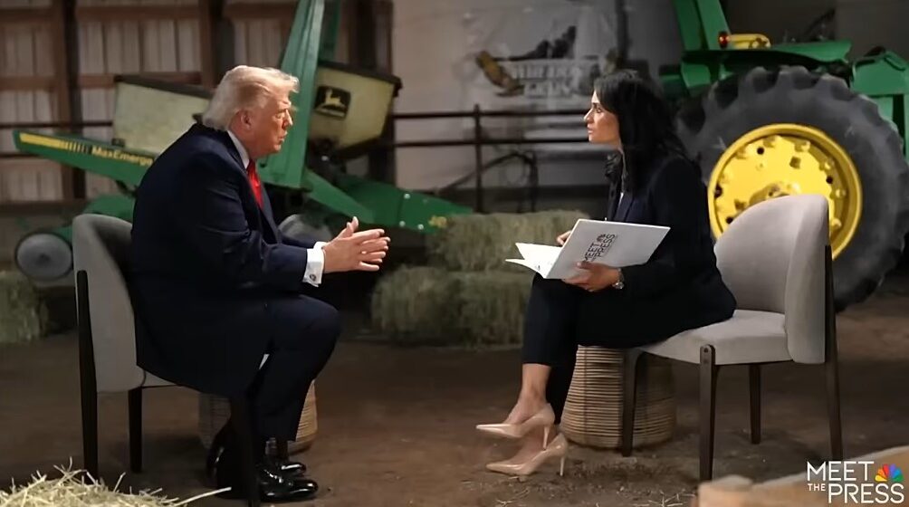 «Вы либо нечестная, либо глупая»: Трамп прервал интервью NBC из-за спора о выборах