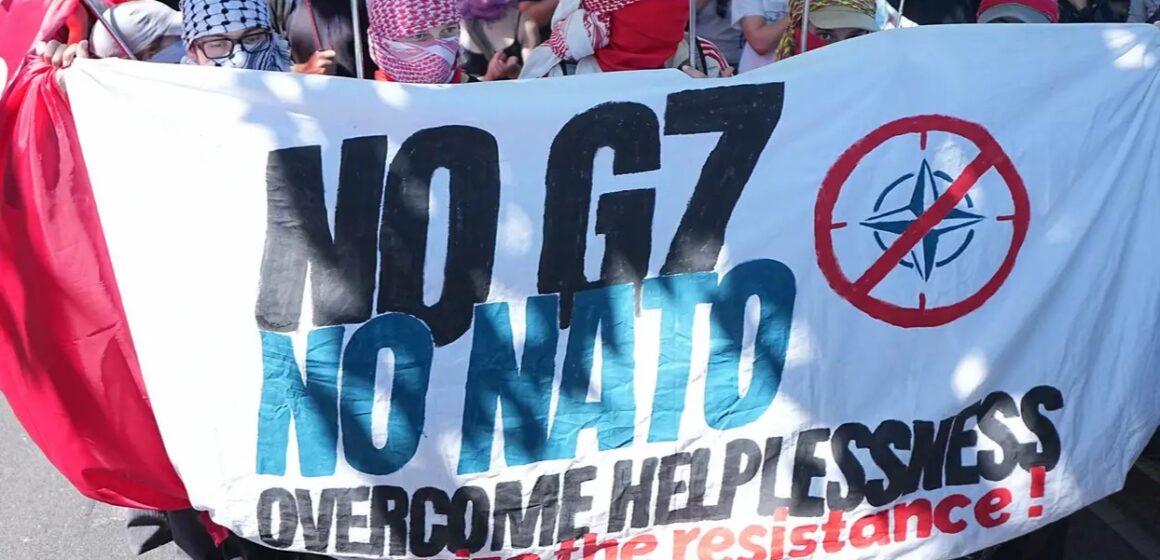 261 Масштабные протесты в Женеве накануне саммита G7