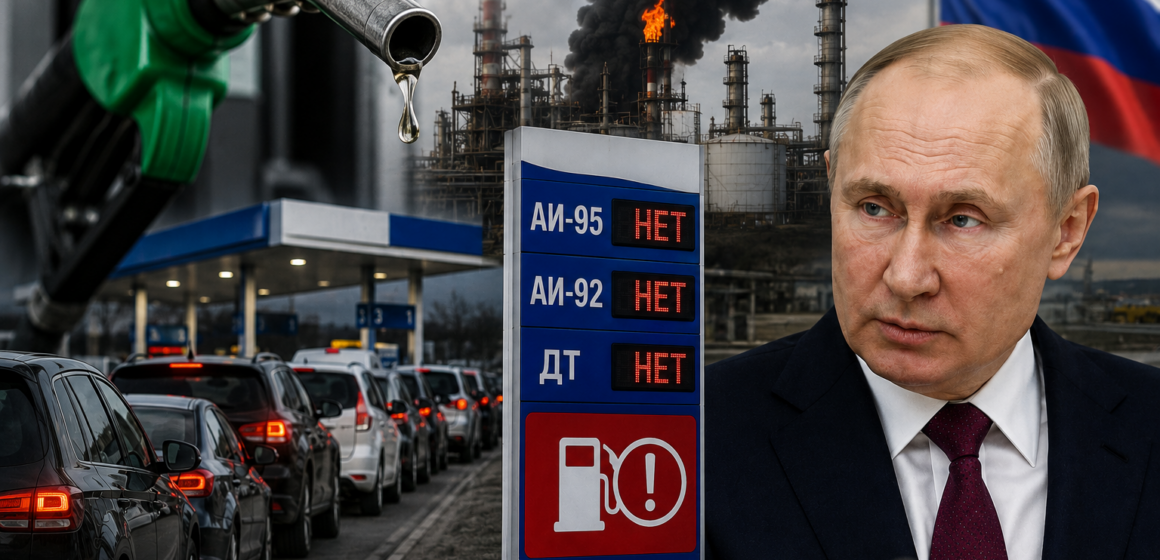 Топливный кризис в России: Путин признал перебои после ударов по энергетике
