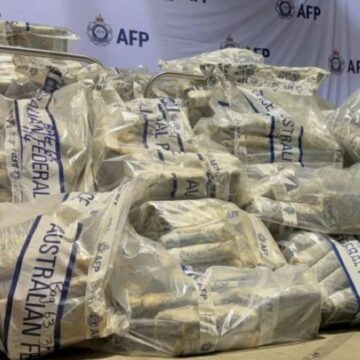 Крупнейшая конфискация в истории Австралии: изъято 2,7 тонны кокаина
