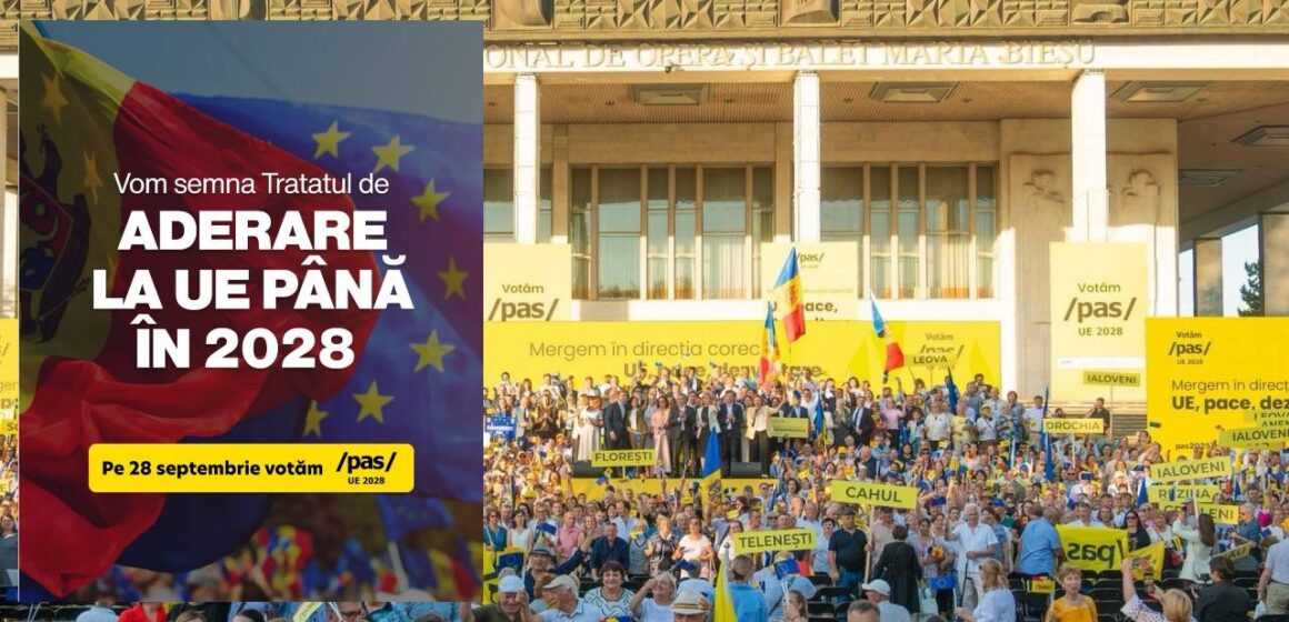 PAS отказалась от обещания вступления Молдовы в ЕС к 2028 году