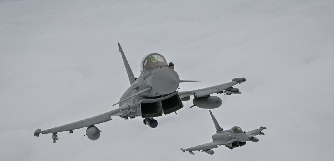 631 RO-Alert в Тулче: два самолета Eurofighter были подняты по тревоге после обнаружения воздушных целей рядом с островом Змеиный