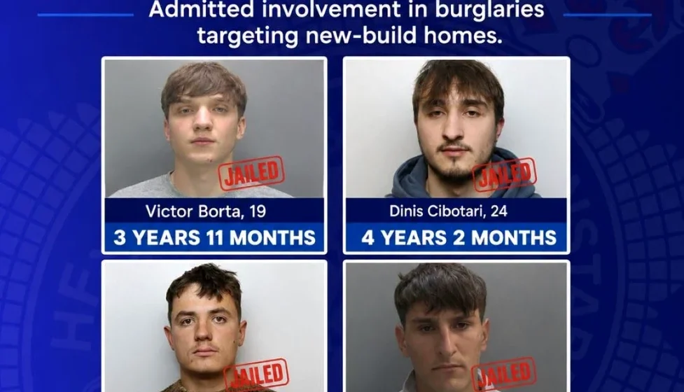 Четверых граждан Молдовы осудили в Великобритании за 449 краж из новых домов